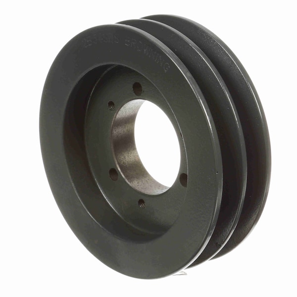 2 Groove Cast Iron Bushed Bore Multiple Sheave, 2B54SDS